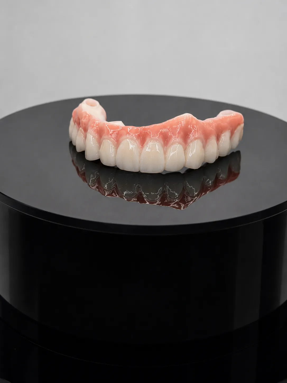 Full-arch zirconia restoration produced by FullArX